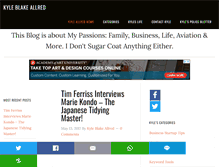 Tablet Screenshot of kyleblakeallred.com